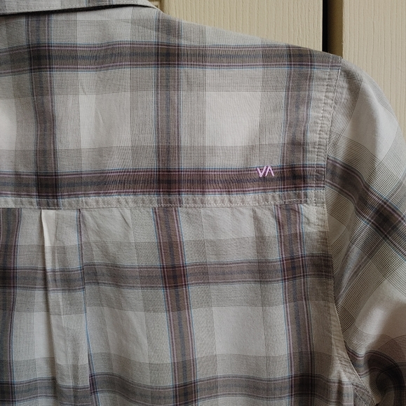 RVCA Plaid Button Down - Picture 4 of 14